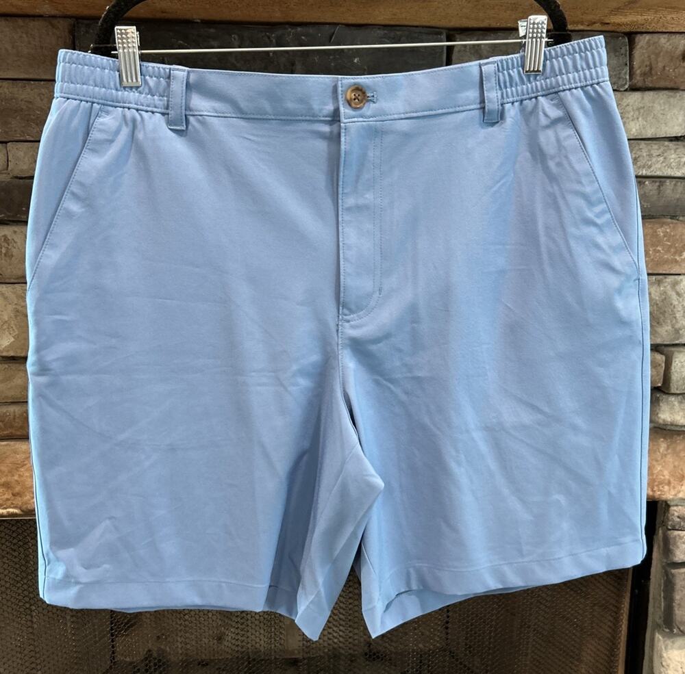 Men’s SOUTHERN PROPER Blue Flat Front Shorts Size 38 *A3